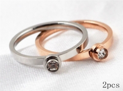 HY Wholesale 316L Stainless Steel Fashion Rings-HY0033R077