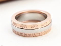 HY Wholesale 316L Stainless Steel Fashion Rings-HY0033R017