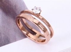 HY Wholesale 316L Stainless Steel Fashion Rings-HY0033R002