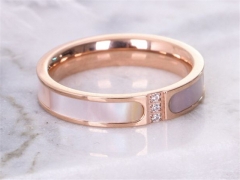 HY Wholesale 316L Stainless Steel Fashion Rings-HY0033R011
