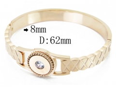HY Wholesale Stainless Steel 316L Bangle-HY09B1111HMW