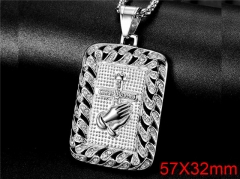 HY Jewelry Wholesale Stainless Steel Pendant (not includ chain)-HY0029P349