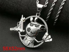 HY Jewelry Wholesale Stainless Steel Pendant (not includ chain)-HY0029P111