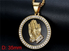 HY Jewelry Wholesale Stainless Steel Pendant (not includ chain)-HY0029P298