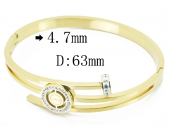 HY Wholesale Stainless Steel 316L Bangle-HY09B1118HMT
