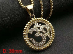 HY Jewelry Wholesale Stainless Steel Pendant (not includ chain)-HY0029P076