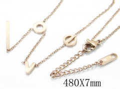 HY Wholesale Stainless Steel 316L Jewelry Necklaces-HY47N0099OX