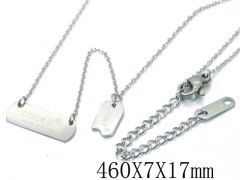 HY Wholesale Stainless Steel 316L Jewelry Necklaces-HY47N0048LLA