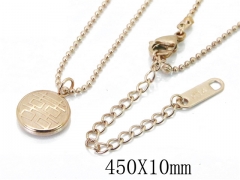 HY Wholesale Stainless Steel 316L Jewelry Necklaces-HY47N0010MLF