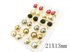 HY Wholesale Stainless Steel Jewelry Studs Earrings-HY67E0376JDD