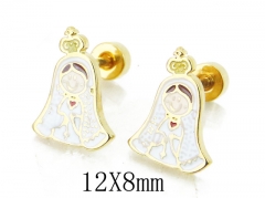 HY Wholesale Stainless Steel Jewelry Studs Earrings-HY67E0410LV