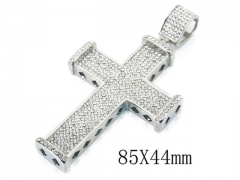 HY Wholesale 316L Stainless Steel CZ Pendant-HY15P0357JLW