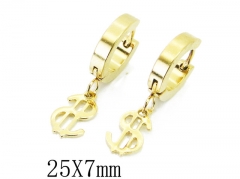 HY Wholesale Stainless Steel Jewelry Earrings-HY67E0353JG