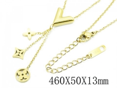 HY Wholesale Stainless Steel 316L Jewelry Necklaces-HY32N0261HDD