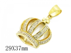 HY Wholesale 316L Stainless Steel CZ Pendant-HY15P0370HPO