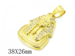 HY Wholesale 316L Stainless Steel CZ Pendant-HY15P0371HJL
