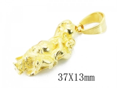 HY Wholesale 316L Stainless Steel CZ Pendant-HY15P0377HHF