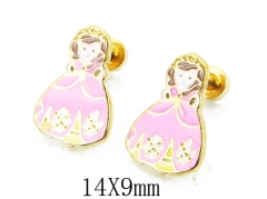 HY Wholesale Stainless Steel Jewelry Studs Earrings-HY67E0402LC