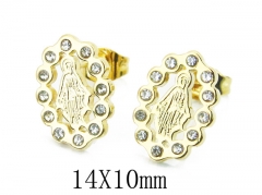 HY Wholesale Stainless Steel Jewelry Studs Earrings-HY67E0378KS