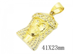 HY Wholesale 316L Stainless Steel CZ Pendant-HY15P0361HLO