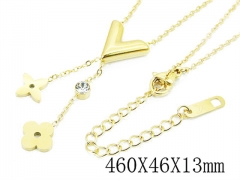 HY Wholesale Stainless Steel 316L Jewelry Necklaces-HY32N0260HFF