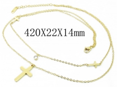 HY Wholesale Stainless Steel 316L Jewelry Necklaces-HY80N0440PD