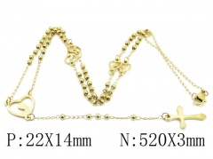 HY Wholesale Stainless Steel 316L Jewelry Necklaces-HY55N0519H2S