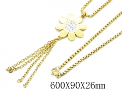 HY Wholesale Stainless Steel 316L Jewelry Necklaces-HY02N0209H2B