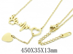 HY Wholesale Stainless Steel 316L Jewelry Necklaces-HY80N0435MA