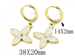 HY Wholesale 316L Stainless Steel Earrings-HY32E0142HAA