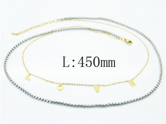 HY Wholesale Stainless Steel 316L Jewelry Necklaces-HY92N0324PQ