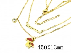 HY Wholesale Stainless Steel 316L Jewelry Necklaces-HY25N0115HKK