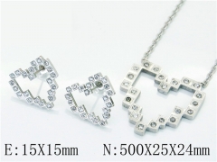 HY Wholesale 316L Stainless Steel Christmas Jewelry Set-HY80S0100OQ