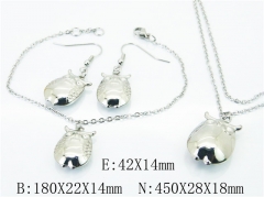 HY Wholesale 316L Stainless Steel Christmas Jewelry Set-HY92N0329HLE