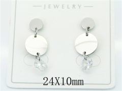 HY Wholesale 316L Stainless Steel Earrings-HY80E0522IL