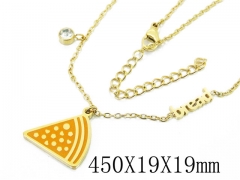 HY Wholesale Stainless Steel 316L Jewelry Necklaces-HY25N0104HHX