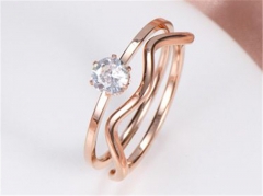 HY Wholesale 316L Stainless Steel Fashion Rings-HY0032R129