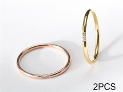 HY Wholesale 316L Stainless Steel Fashion Rings-HY0032R061