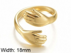 HY Wholesale 316L Stainless Steel Fashion Rings-HY0035R059