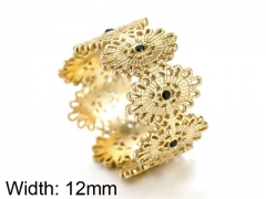 HY Wholesale 316L Stainless Steel Fashion Rings-HY0035R002