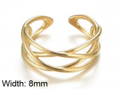 HY Wholesale 316L Stainless Steel Fashion Rings-HY0035R057