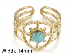 HY Wholesale 316L Stainless Steel Fashion Rings-HY0035R055