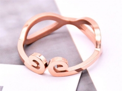 HY Wholesale 316L Stainless Steel Fashion Rings-HY0032R035
