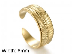 HY Wholesale 316L Stainless Steel Fashion Rings-HY0035R005