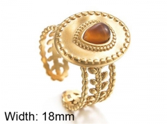 HY Wholesale 316L Stainless Steel Fashion Rings-HY0035R051