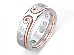 HY Wholesale 316L Stainless Steel Fashion Rings-HY0032R002