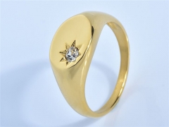 HY Wholesale 316L Stainless Steel Fashion Rings-HY0032R050
