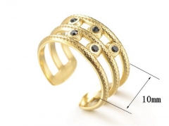 HY Wholesale 316L Stainless Steel Fashion Rings-HY0035R210
