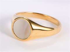 HY Wholesale 316L Stainless Steel Fashion Rings-HY0032R131