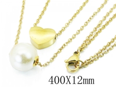 HY Wholesale Stainless Steel 316L Jewelry Necklaces-HY62N0422NW
